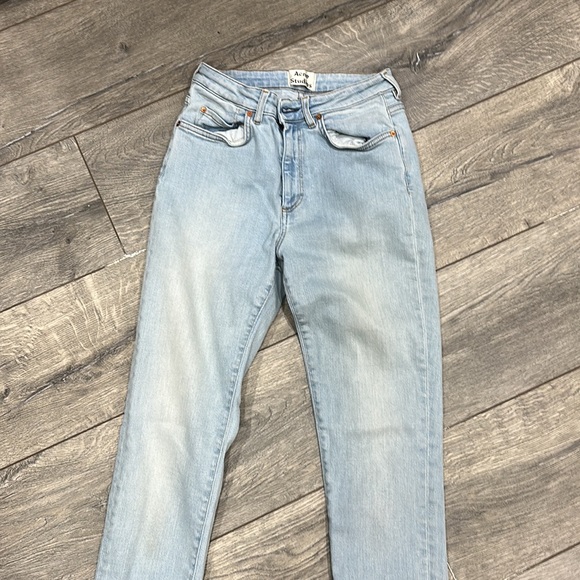 • Acne Studios • Pin Lt Vintage Skinny Jeans Light Blue 28 Women’s Stretch - Picture 5 of 6